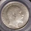 London Coins : A146 : Lot 3185 : Halfcrown 1905 ESC 750 VF slabbed and graded CGS 50
