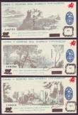 London Coins : A146 : Lot 322 : Wales Black Sheep Company (3) 10 shillings, &pound;1 and &pound;5 all cancelled with blue duty stamp...