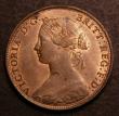 London Coins : A146 : Lot 3226 : Halfpenny 1861 Freeman 272 dies 4+F (R17) UNC or near so and with some lustre, a couple of small spo...