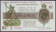London Coins : A146 : Lot 33 : Ten shillings Warren Fisher T33 issued 1927 series W/29 447054, Northern Ireland in title, lightly p...
