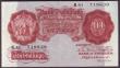 London Coins : A146 : Lot 71 : Ten shillings Catterns B223 issued 1930 last series K41 719639, Pick362b, cleaned & pressed VF