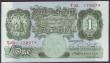 London Coins : A146 : Lot 73 : One pound Catterns B225 issued 1930 series T33 179074 GEF