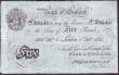 London Coins : A146 : Lot 76 : Five Pounds Catterns white B228 dated 1st February 1934 series 3437/J 39545, tiny centre hole, press...