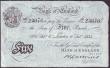 London Coins : A146 : Lot 78 : Five Pounds Catterns white B228 dated 6th February 1934 series 347/J 23878, Fine