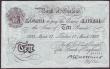 London Coins : A146 : Lot 82 : Ten pounds Catterns white B229, German Operation Bernhard forgery WW2 dated 17th March 1933, series ...