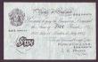 London Coins : A147 : Lot 112 : Five pounds O'Brien white B276 dated 15th July 1955 series A26A 088070, inked stamps on reverse...