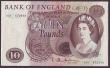 London Coins : A147 : Lot 138 : Ten pounds Hollom B299 issued 1964 first run series A01 472558, Pick376a, almost EF 