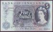 London Coins : A147 : Lot 139 : Five pounds Fforde B312 last series RADAR number Z01 008800, GEF
