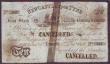 London Coins : A147 : Lot 166 : Newcastle upon Tyne Joint Stock &pound;10 dated 1838, series No.247, (Outing 1515e), ink Cancelled o...
