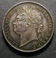 London Coins : A147 : Lot 1995 : Crown 1821 SECUNDO Proof ESC 247 nFDC with an attractive grey tone, slabbed and graded CGS 88, a mos...