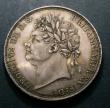 London Coins : A147 : Lot 1997 : Crown 1822 SECUNDO Proof ESC 251A nFDC toned, slabbed and graded CGS 88