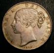 London Coins : A147 : Lot 2005 : Crown 1845 Cinquefoil Stops on edge ESC 282 UNC or near so with an attractive light golden tone, sla...