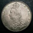 London Coins : A147 : Lot 2011 : Crown 1891 ESC 301 UNC and attractively toned, the joint finest known of 15 examples thus far record...