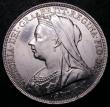 London Coins : A147 : Lot 2017 : Crown 1894 LVII ESC 306 Davies 509 dies 2C EF, Ex-NGC AU55, currently the only example recorded by t...