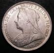 London Coins : A147 : Lot 2019 : Crown 1895 LIX ESC 309 Davies 514 dies 2A UNC, slabbed and graded CGS 78, the finest known of 6 exam...