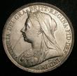London Coins : A147 : Lot 2020 : Crown 1895 LVIII ESC 308 Davies 513 dies 2A A/UNC and lustrous, slabbed and graded CGS 70, cross-gra...