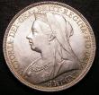 London Coins : A147 : Lot 2022 : Crown 1897 LX ESC 312 UNC, slabbed and graded CGS 78, the second finest of 8 examples thus far recor...