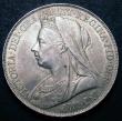London Coins : A147 : Lot 2024 : Crown 1898 LXII ESC 315 Davies 526 dies 2E A/UNC and lightly toned, slabbed and graded CGS 70, Ex-IC...