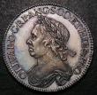 London Coins : A147 : Lot 2525 : Halfcrown 1658 Cromwell ESC 447 UNC with the lightest of cabinet friction. Attractively toned, the f...
