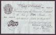London Coins : A147 : Lot 75 : Five pounds Beale white B270 dated 23rd March 1949 series M91 062919, good Fine 