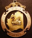 London Coins : A148 : Lot 1010 : Australia Western Australia Centenary 1929 in 9 carat gold, Obverse with map of Western Australia an...