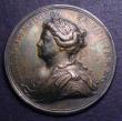 London Coins : A148 : Lot 1066 : Peace of Utrecht 1713 Eimer 460 35mm diameter in silver, Obverse draped bust left, ANNA . DG . MAG :...