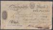 London Coins : A148 : Lot 116 : Bridgnorth Bank &pound;2 dated 1813 series No.aB280 for Macmichael, Gitton & Co., (Outing 277b--...