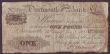 London Coins : A148 : Lot 120 : Dartmouth General Bank &pound;1 dated 1823 series No.B9537 for John Hine & Henry Joseph Holdswor...