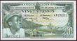 London Coins : A148 : Lot 130 : Belgian Congo 20 francs dated 01.06.59 series AP232211, Congo Belge et du Ruanda-Urundi in title, Pi...