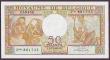 London Coins : A148 : Lot 132 : Belgium 50 francs dated 03-04-56 series F08 801733, Pick133b, UNC