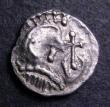 London Coins : A148 : Lot 1388 : Anglo-Saxon Sceatta Obverse Head facing right with cross, Reverse bird and beast facing left with cr...