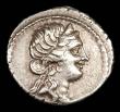 London Coins : A148 : Lot 1400 : Denarius Ar. Julius Caesar. C, 47-46 BC. Military mint traveling with Caesar in North Africa.  Obv; ...