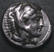 London Coins : A148 : Lot 1415 : Macedonia Tetradrachm Alexander the Great (336-323BC) Aradus Mint, Fine or slightly better