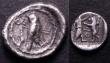 London Coins : A148 : Lot 1417 : Phoenicia (2) Silver One Twelfth Shekel, Tyre (c.400-360BC) Obverse Melqarth riding on Hippocamp., d...