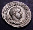 London Coins : A148 : Lot 1451 : Ar Denarius Balbinus, Rome 238, rev. Victory facing l. holding wreath and palm (RCV 8491) GVF toned,...