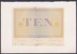 London Coins : A148 : Lot 174 : Bradbury Wilkinson reverse unfinished trial proof, value of TEN and £10, circa 1907, ( British Colo...