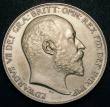 London Coins : A148 : Lot 1752 : Crown 1902 Matt Proof with error edge (bright) unlisted by ESC or Davies, of the highest rarity, lis...
