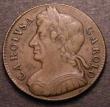 London Coins : A148 : Lot 2068 : Halfpenny 1673 Peck 512 with No stops on the obverse. Listed as simply 'Extremely Rare' by...