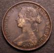 London Coins : A148 : Lot 2100 : Halfpenny 1862 Freeman 288A dies 7+F with die letter C to left of lighthouse  AVF with a flan flaw t...