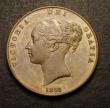 London Coins : A148 : Lot 2169 : Penny 1858 Small Date with WW Peck 1518 GEF/EF with an unusual gold tone