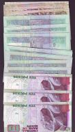 London Coins : A148 : Lot 221 : Egypt (51) &pound;1 dated 1983 Pick50b (13), &pound;5 dated 1997 Pick59 (4), &pound;5 dated 2006 Pic...