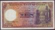 London Coins : A148 : Lot 226 : Egypt National Bank &pound;10 dated 11th November 1947 series X/120 010808, signed Leith Ross, Pick2...