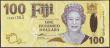 London Coins : A148 : Lot 232 : Fiji $100 issued 2007 series CA051363, QE2 portrait at right, Pick114a, UNC
