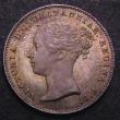 London Coins : A148 : Lot 2556 : Threepence 1857 ESC 2064 Choice UNC and deeply toned, superior to the example in the Roland Harris c...