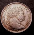 London Coins : A148 : Lot 2607 : Halfcrown 1817 Bull Head ESC 616 UNC with a pleasing golden tone, the reverse with minor cabinet fri...