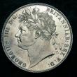 London Coins : A148 : Lot 2613 : Halfcrown 1820 George IV ESC 628 UNC and lustrous with some light contact marks, slabbed and graded ...