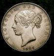 London Coins : A148 : Lot 2619 : Halfcrown 1843 Broken R in GRATIA with top and central horizontal pieces of the R missing.  CGS vari...