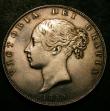 London Coins : A148 : Lot 2629 : Halfcrown 1850 ESC 684 NEF slabbed and graded CGS 60 (UIN 14913)