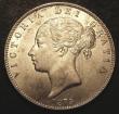 London Coins : A148 : Lot 2631 : Halfcrown 1875 ESC 696 UNC or near so and lustrous with some light flecks of golden toning, slabbed ...