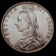 London Coins : A148 : Lot 2647 : Halfcrown 1890 ESC 723 A/UNC and lustrous, slabbed and graded CGS 75 (UIN 14949)  